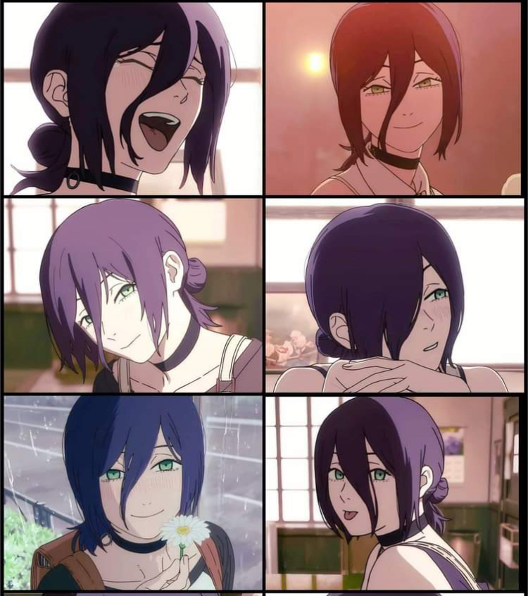 Collage ilustrado de sonrisas y miradas